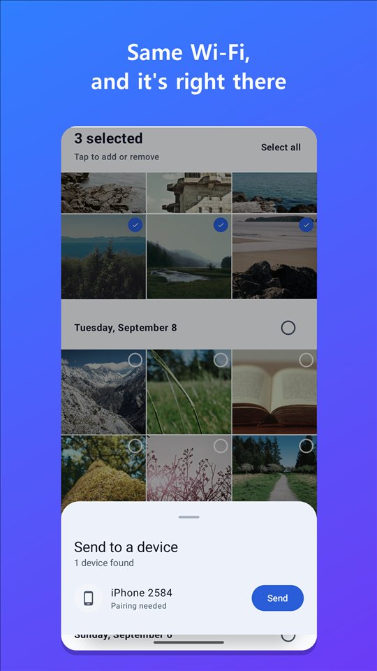 Sending photos